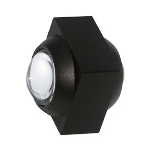 2W LED COB Downlight 3000K Black Body