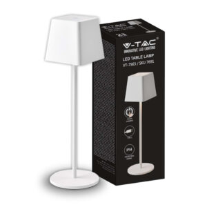 2W Table Lamp White Body IP54 3000K