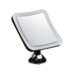 3.2W LED Mirror Light 3Xaaa Battery Black Body 6400K