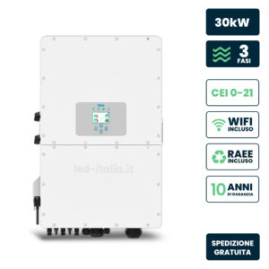 30KW HYBRID INVERTER THREE PHASE HIGH VOLTAGE WITH 10YRS WARRANTY