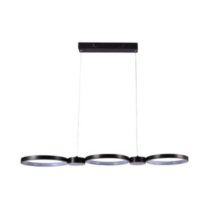 38W LED Designer Hanging Lamp Black 4000K