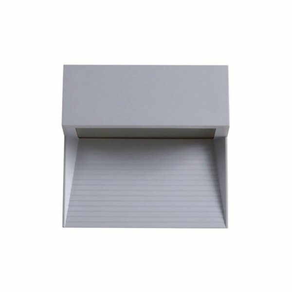 3W LED Step Light Grey Body Square IP65 4000K