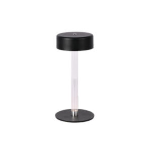 3W LED Table Lamp (D120*260) 3IN1 Black+Transperent Center Pillar