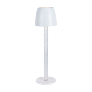 3W LED Table Lamp - Transparent Pole 3000K Black Body