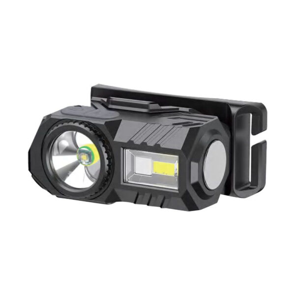 3W SMD+RGB 190lm Front LED Torch with Silicone Belt and USB C Rechargeable Battery IP43