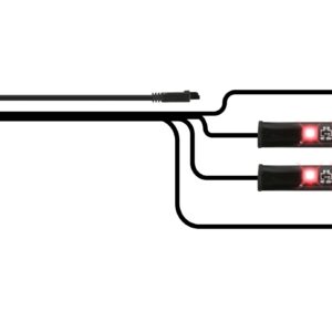 4 Pannelli Luce Led Per Auto Con Telecomando Con Microfono Per La Sincronizzazione Dei Suoni Con La Luce, 8 Modalita  Di Luce