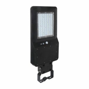 40W LED Solar Street Light Black Body 4000K 120 lm/W