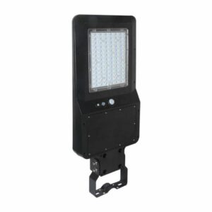 40W LED Solar Street Light Black Body 6000K 120 lm/W