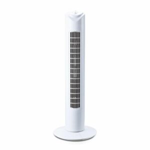 45W Tower Fan with Oscillation And Timer Function 4 Buttons 3 Blades (31 Inch)