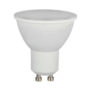 5.5W Smart GU10 Plastic Spotlight with RF Control(24 Buttons) RGB+3000K Dimmable