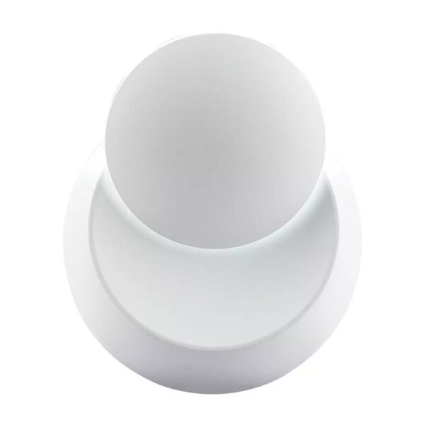 5W Wall Lamp with Bridglux Chip White Body Round 3000K