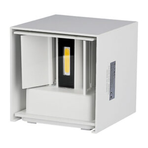 5W Wall Lamp with Bridglux Chip White Body Square IP65 3000K