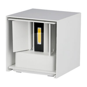 5W Wall Lamp with Bridglux Chip White Body Square IP65 4000K