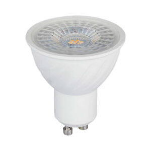 6.5W GU10 Ripple Plastic Spotlight with Samsung Chip 3000K 110° Dimmable