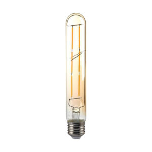 6W T30 LED Filament Bulb Amber Glass 2200K E27