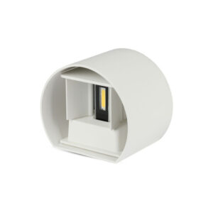 6W Wall Lamp with Bridgelux Chip 3000K White Round