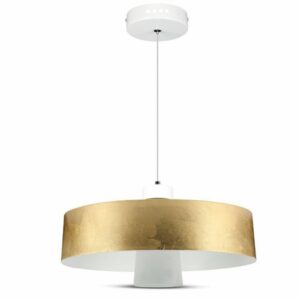 7W LED Pendant Light (Acrylic) Gold Lamp Shade 3400*190mm 4000K