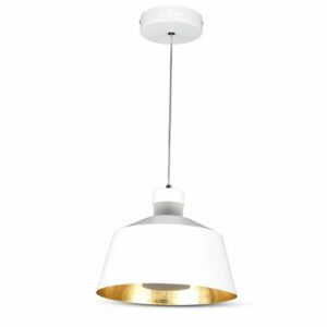 7W LED Pendant Light (Acrylic) White Lamp Shade 250*190mm 3000K