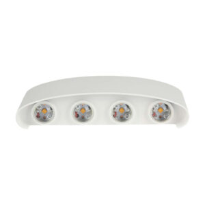 7W LED Wall Light Sand White IP65 3000K