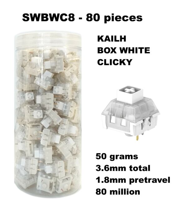 80 Sottotastikailh Box White Click-Bar