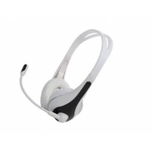 ADJ CUFFIE JACK 3,5MM CON MICROFONO NERO/BIANCO 780-00048