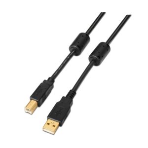 AISENS A101-0011 cavo USB 5 m USB 2.0 USB A USB B Nero