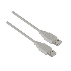 AISENS A101-0021 cavo USB 1 m USB 2.0 USB A Beige