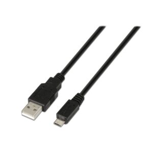 AISENS A101-0027 cavo USB 0,8 m USB 2.0 USB A Micro-USB B Nero