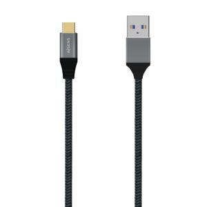 AISENS A107-0631 cavo USB 1 m USB 3.2 Gen 2 (3.1 Gen 2) USB C USB A Grigio