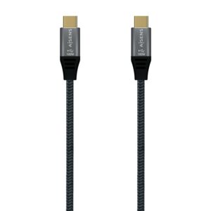 AISENS A107-0634 cavo USB 2 m USB4 Gen 2x2 USB C Grigio