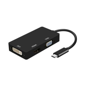 AISENS A109-0343 hub di interfaccia USB 3.2 Gen 2 (3.1 Gen 2) Type-C Nero