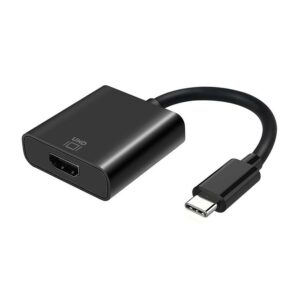 AISENS A109-0344 cavo e adattatore video 0,15 m HDMI tipo A (Standard) USB tipo-C Nero