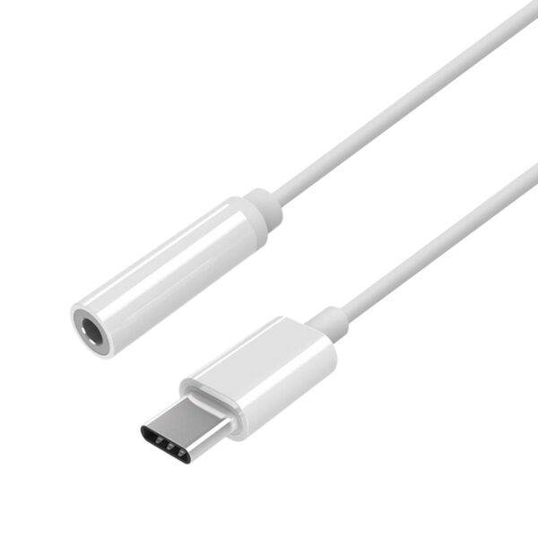 AISENS A109-0384 cavo per cellulare Bianco 0,15 m USB C 3,5 mm