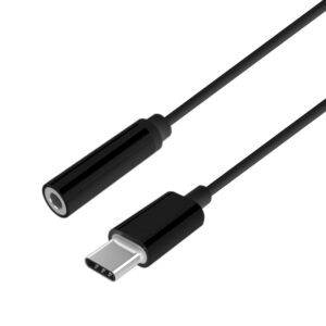 AISENS A109-0385 cavo per cellulare Nero 0,15 m USB C 3,5 mm