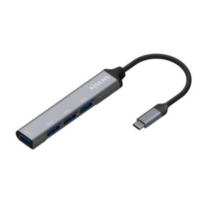 AISENS A109-0541 hub di interfaccia USB 3.2 Gen 1 (3.1 Gen 1) Type-C 5000 Mbit/s Grigio