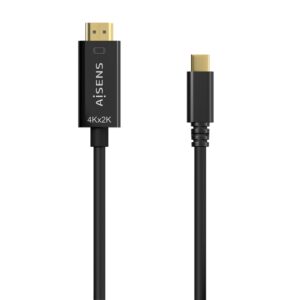 AISENS A109-0624 cavo e adattatore video 1,8 m USB tipo-C HDMI tipo A (Standard) Nero