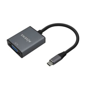 AISENS A109-0691 cavo e adattatore video 0,15 m USB tipo-C VGA (D-Sub) Grigio