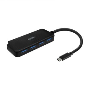 AISENS A109-0715 hub di interfaccia USB 3.2 Gen 1 (3.1 Gen 1) Type-C 5000 Mbit/s Nero