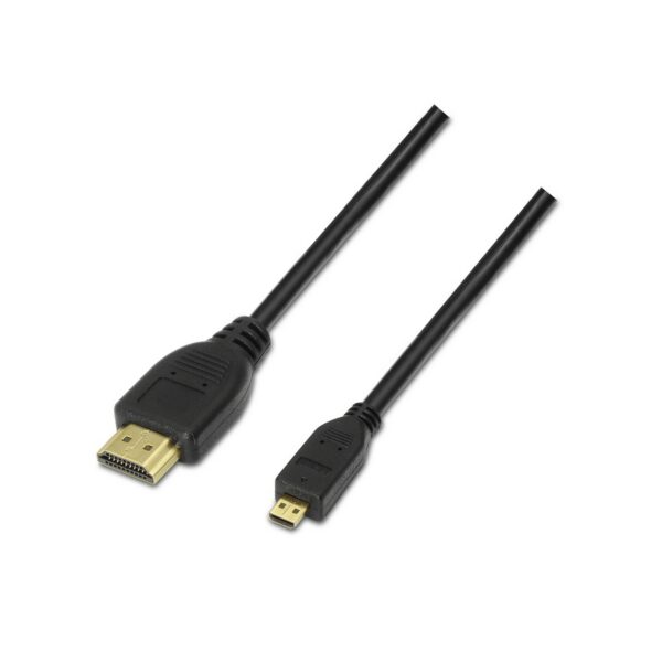 AISENS A119-0116 cavo HDMI 0,8 m HDMI tipo A (Standard) HDMI tipo D (Micro) Nero