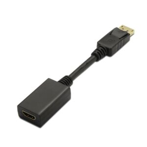 AISENS A125-0134 cavo e adattatore video 0,15 m DisplayPort HDMI Nero