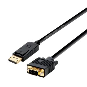 AISENS A125-0365 cavo e adattatore video 2 m DisplayPort VGA D-SUB Nero