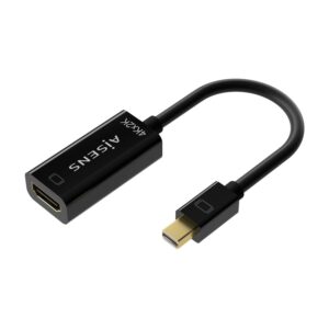 AISENS A125-0643 cavo e adattatore video 0,15 m Mini DisplayPort HDMI tipo A (Standard) Nero