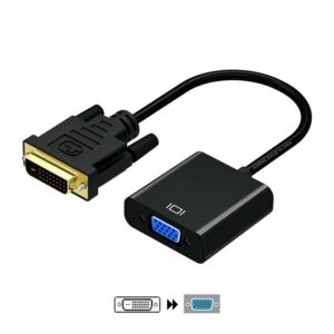 AISENS A147-0352 cavo e adattatore video 0,1 m DVI-D VGA (D-Sub) Nero