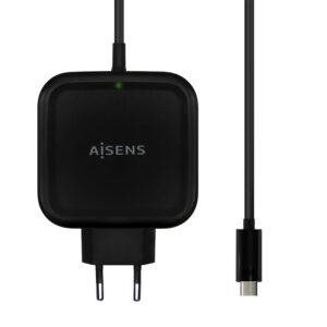 AISENS ASCH-1PD65WL-BK Caricabatterie per dispositivi mobili Nero Interno