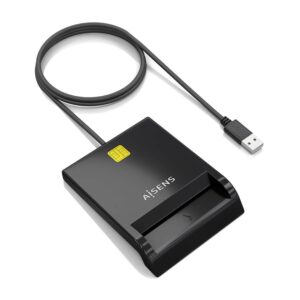 AISENS ASCR-SN06-BK lettore di card readers Interno USB USB tipo-C Nero