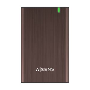 AISENS ASE-2525BWN contenitore di unità di archiviazione Box esterno HDD Marrone 2.5