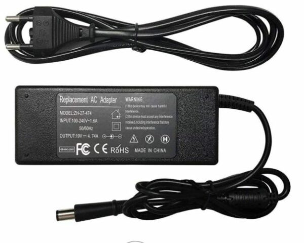 ALIMENTATORE PER NOTEBOOK HP TECNO ACCESSORI 90W 19V 4,74A 7010