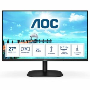 AOC MONITOR IPS LED 27" FULL HD 4MS 75HZ VGA/HDMI 27B2H/EU