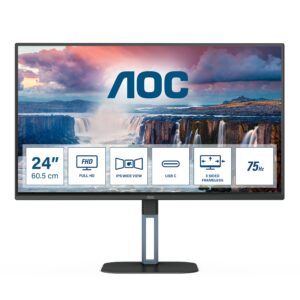 AOC V5 24V5CE Monitor PC 60,5 cm (23.8) 1920 x 1080 Pixel Full HD LED Nero