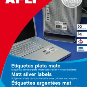 APLI 01227 etichetta per stampante Bianco Etichetta per stampante autoadesiva